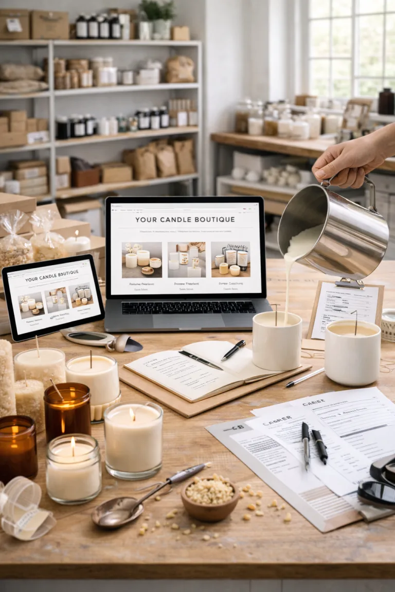 Как запустить бизнес по изготовлению свечей