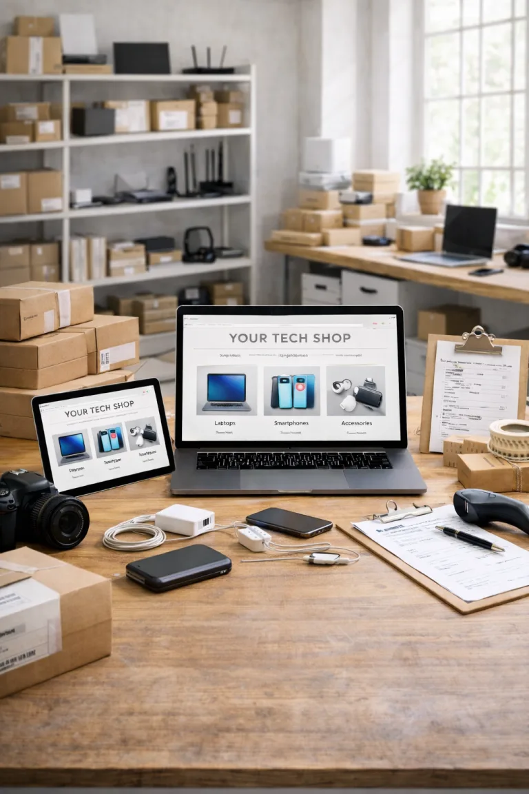 Как запустить онлайн-магазин техники