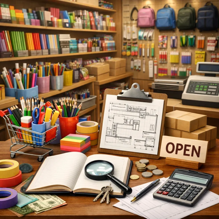 Как открыть магазин канцтоваров