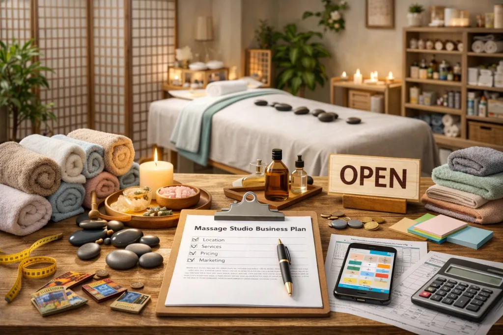 Как открыть студию массажа