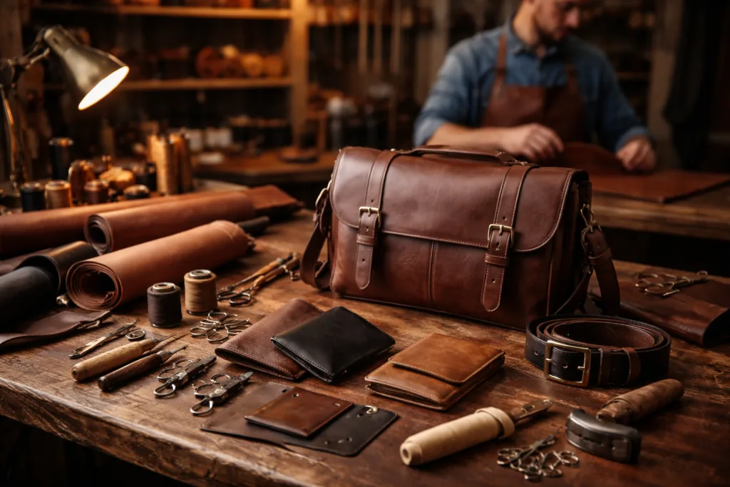 Как запустить бизнес по изготовлению кожаных изделий