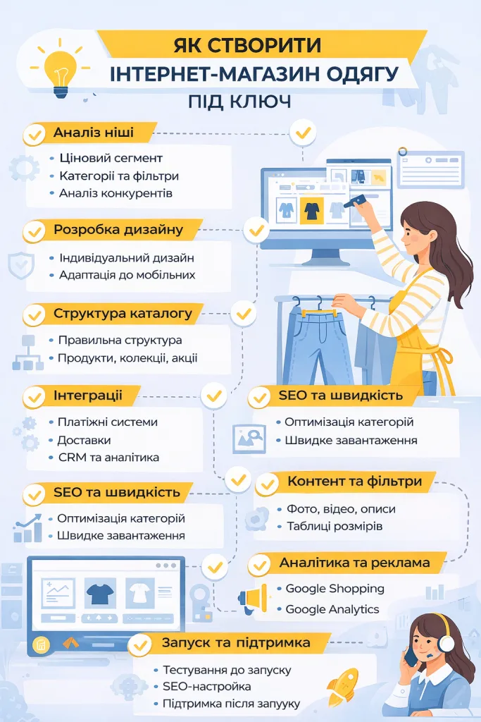 Создание интернет-магазина одежды под ключ
