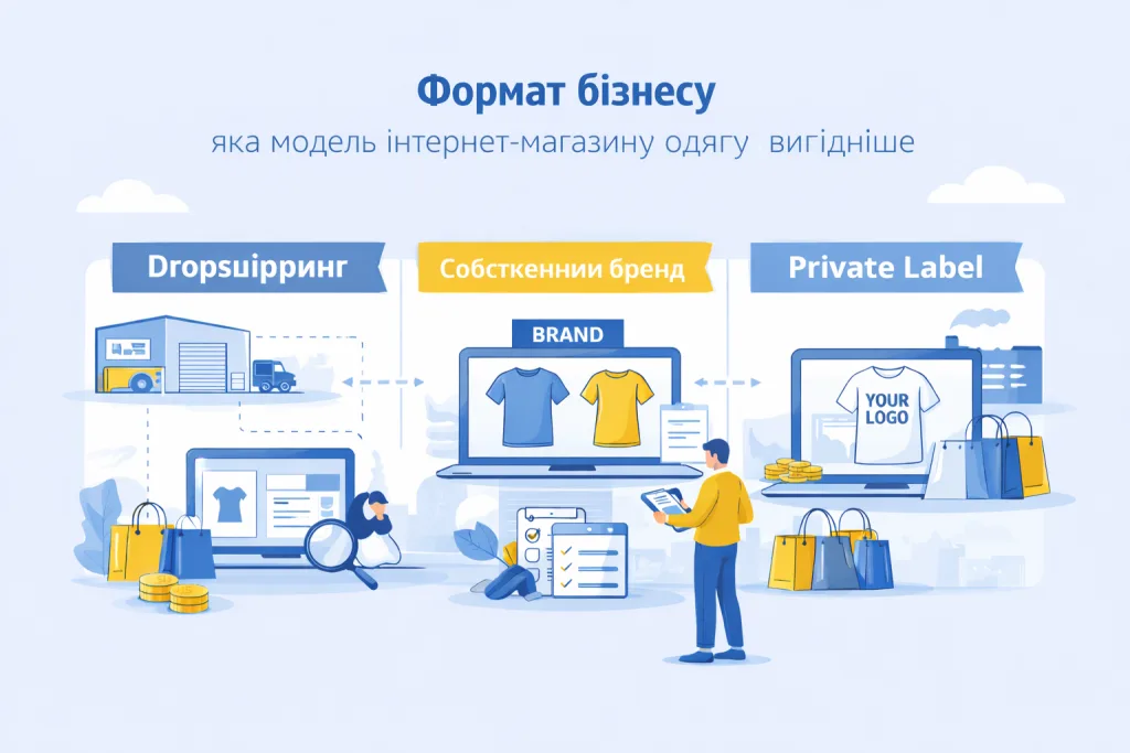 Формат бізнесу: яка модель інтернет-магазину одягу вигідніша
