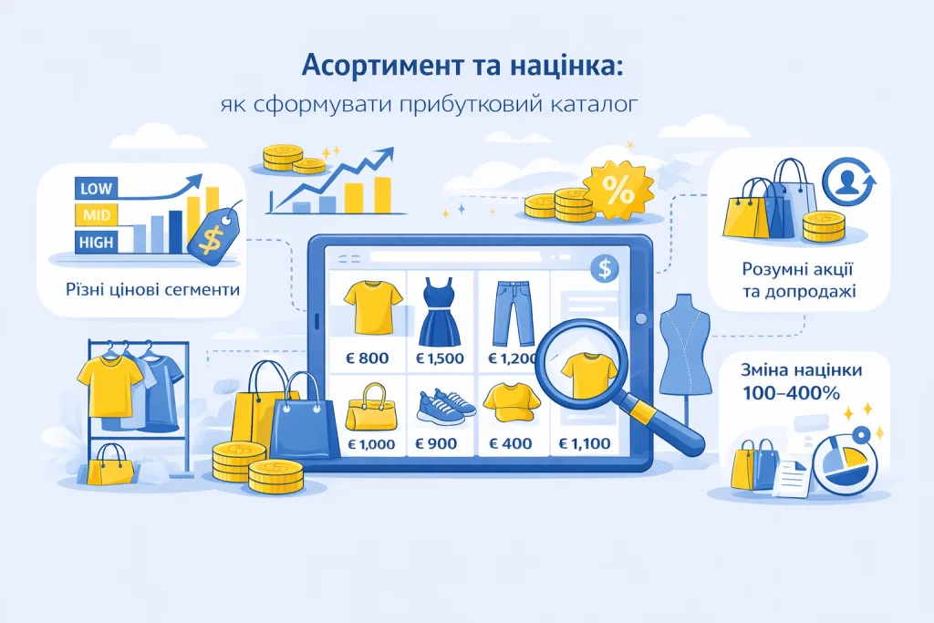 Асортимент та націнка: як сформувати прибутковий каталог