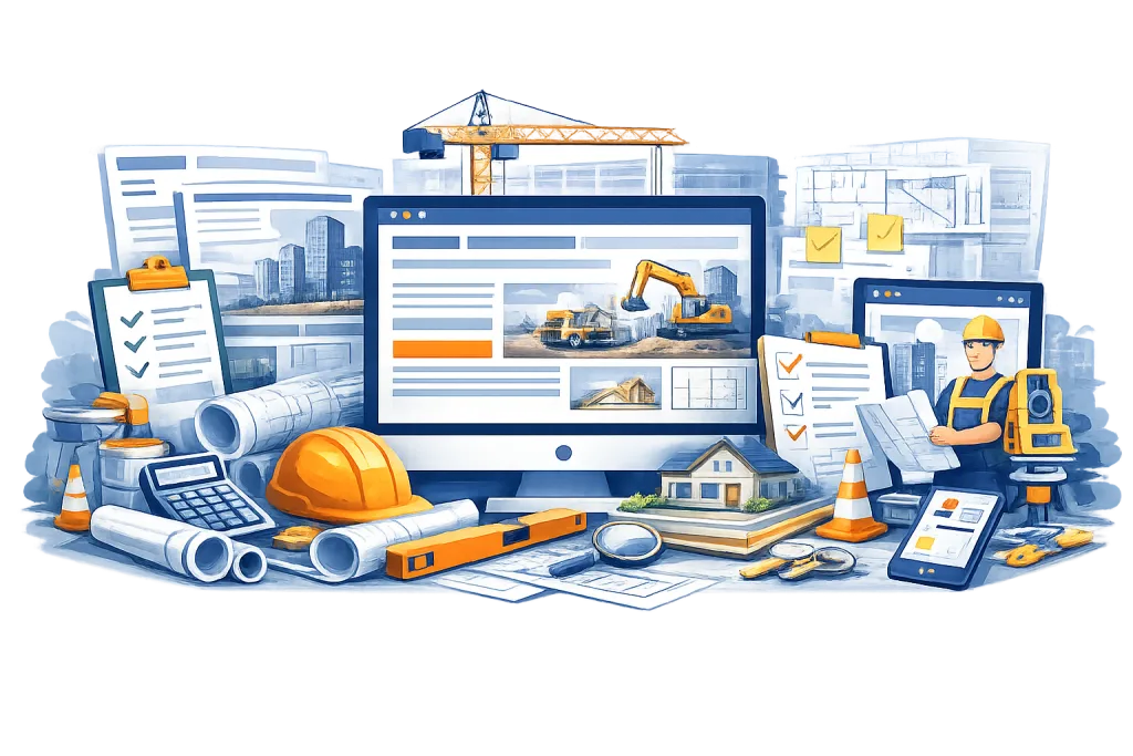 Сайт для компании по строительству домов