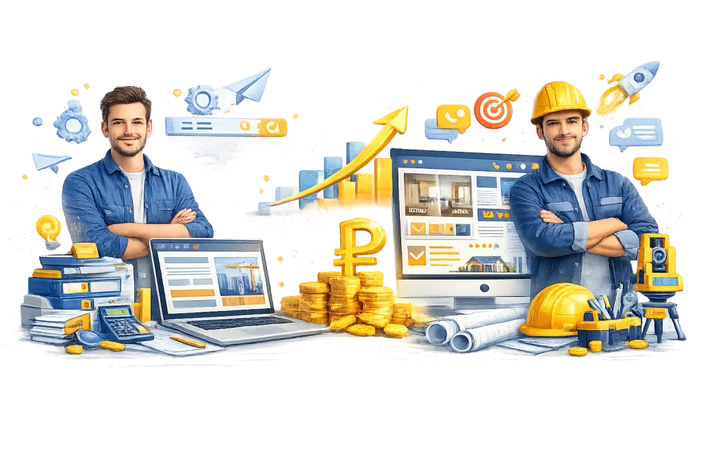 заказать разработку строительного сайта
