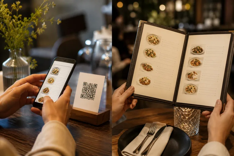 QR-меню или печатное меню — что лучше